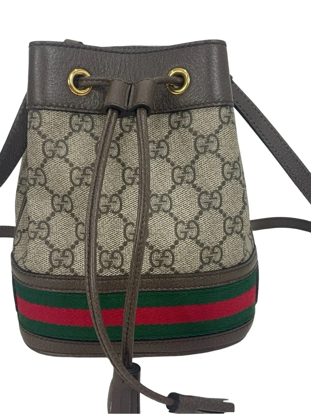 Gucci Mini Ophidia GG Supreme Bucket Bag - Picture 16 of 16